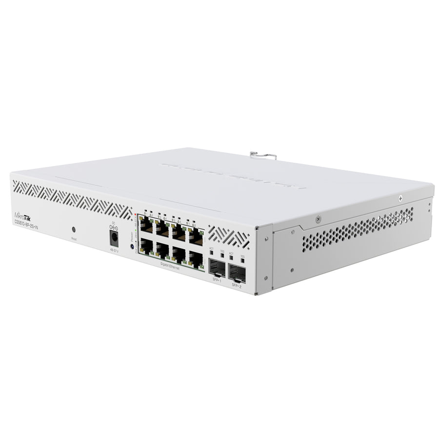CSS610-8P-2S+IN - MikroTik Cloud Smart Switch 610-8P-2S+IN 8 Port Gigabit PoE Switch with 10G SFP+