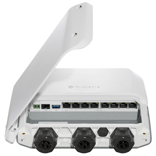 RB5009UPr+S+OUT - MikroTik RB5009UPr+S+OUT Outdoor Router with 7 x 1gb, 1x 2.5gb, 1x 10gb SFP+ and PoE-Out