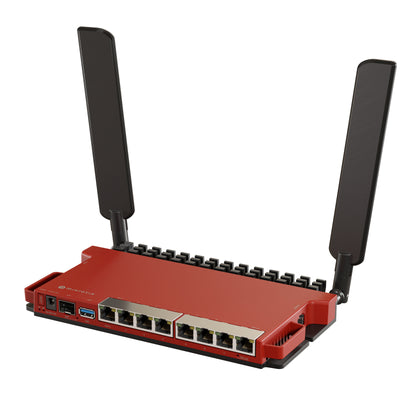 L009UiGS-2HaxD-IN - MikroTik L009UiGS-2HaxD-IN 2.4 GHz 802.11ax Gigabit Wireless Router with SFP Port