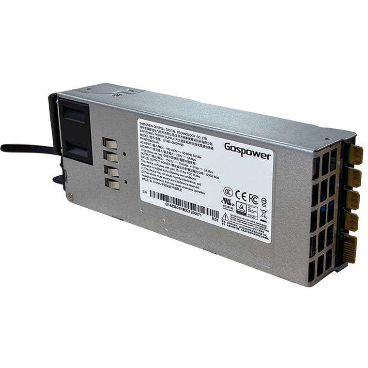 G1483-0600WNB - MikroTik G1483-0600WNB Hot-swap 54.5V 10.35A 600W power supply for the CRS320-8P-8B-4S+RM PoE++ switch