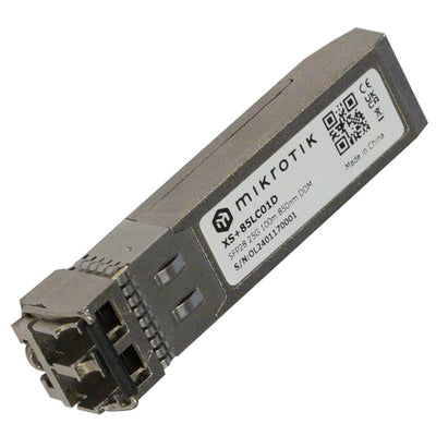 XS+85LC01D - MikroTik SFP28 Fibre module 10/25G Multi Mode 100m 850nm