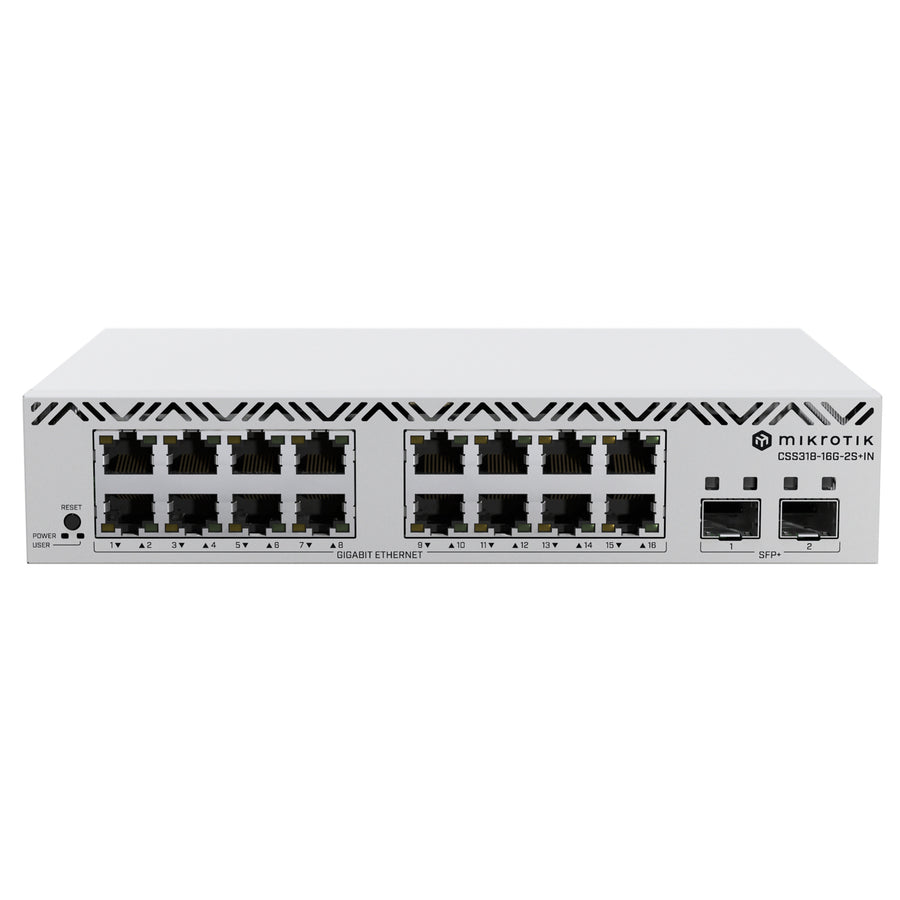 CSS318-16G-2S+IN - MikroTik CSS318-16G-2S+IN 16 Port Gigabit Cloud Smart Switch with 10G SFP+