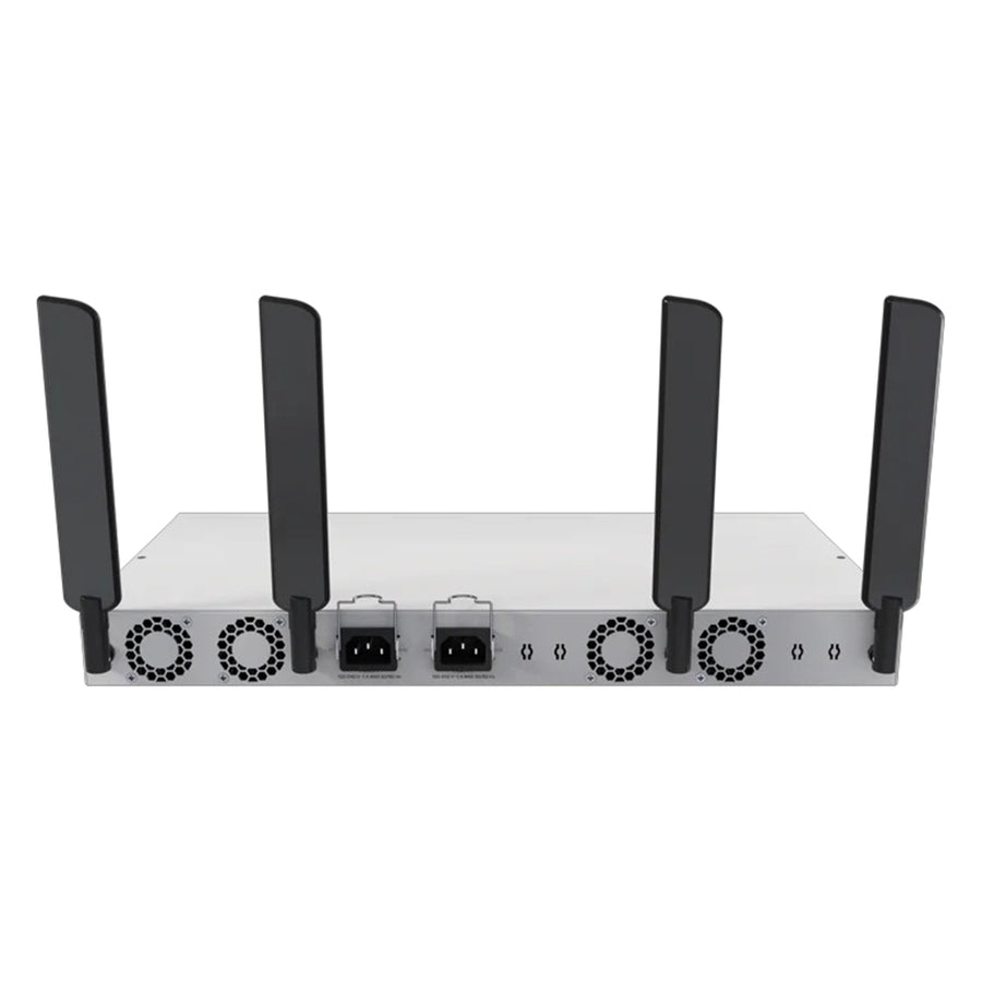CRS418-8P-8G-2S+5axQ2axQ-RM - MikroTik CRS418-8P-8G-2S+5axQ2axQ-RM 16-Port Gigabit Switch with 8 PoE Out, 10G SFP+ Ports and 4x4 MIMO WiFi 6