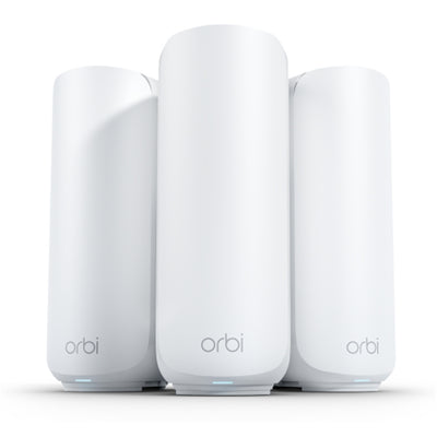 Netgear Orbi RBE373-100APS (BE3600) Dual-Band WiFi 7 Mesh System - 3 Pack