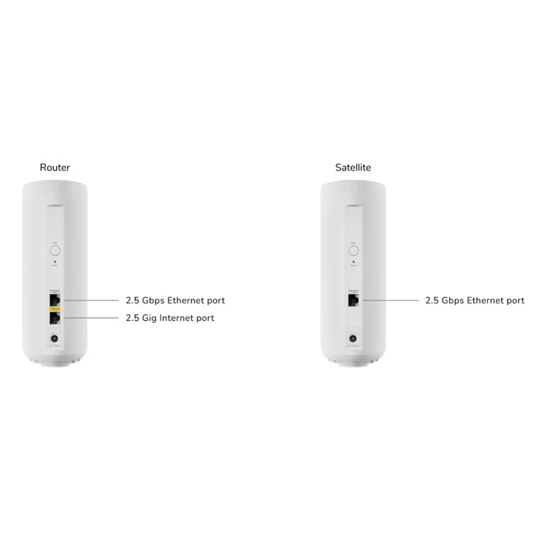 Netgear Orbi RBE373-100APS (BE3600) Dual-Band WiFi 7 Mesh System - 3 Pack