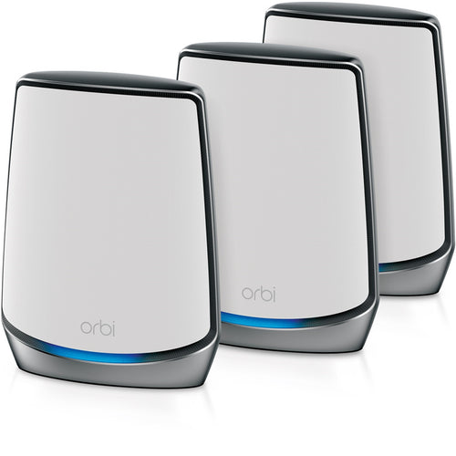 Netgear Orbi RBK853 (AX6000) Tri-Band WiFi 6 Mesh System – 3er-Pack