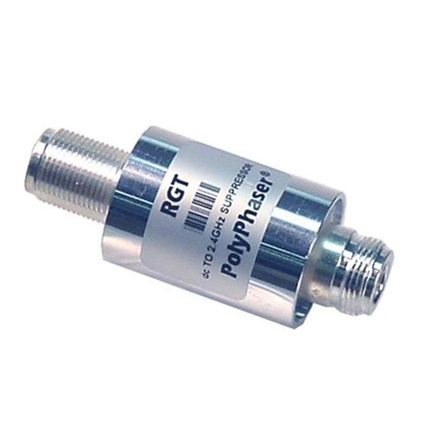 RGT - PolyPhaser RGT Type N F/F Bulkhead Coaxial RF Surge Protector, DC - 2.4GHz, 50W, IP67, 60 V Max
