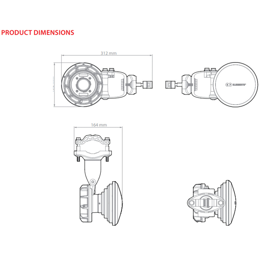 HG3-TP-S50 - RF Elements 5GHz Gen2 Symmetrical Horn 50 Degree Sector Antenna