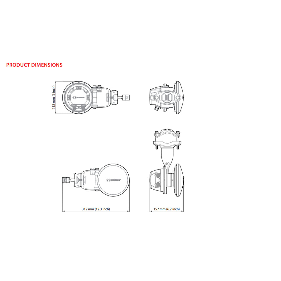 HG3-CC-S90 - RF Elements 5GHz 9.6dBi 90deg Symmetrical Horn Antenna GEN2 with N-Female Connectors