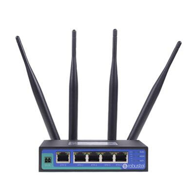 4G LTE Dual-SIM Router 5x Ethernet WLAN Flexible 9-36V DC Stromeingang