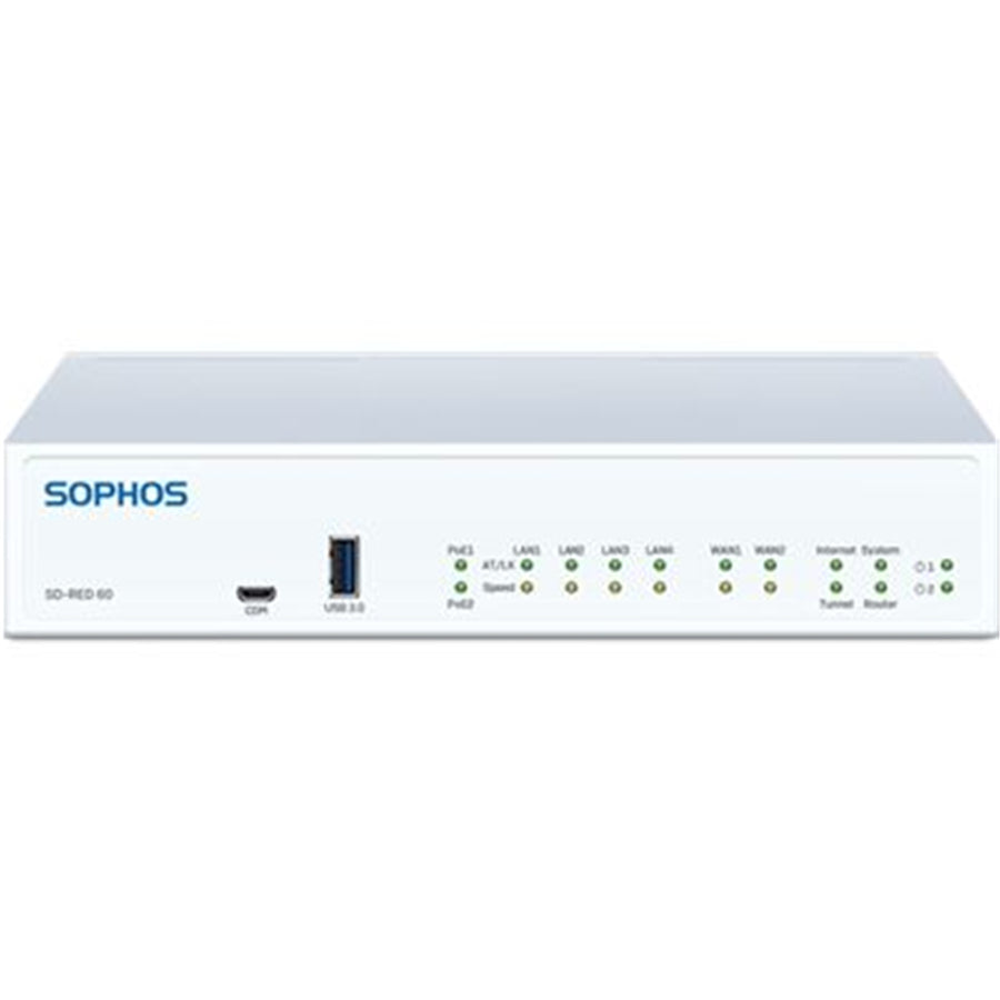 SOPHOS SD-RED 60 High Performance Remote Branch Access Appliance with PoE