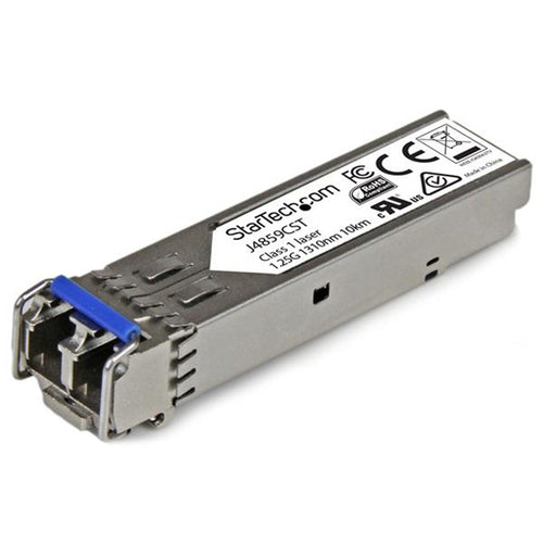 StarTech.com HPE J4859C Compatible SFP Module - 1000BASE-LX - 1GbE Single Mode (SMF)/Multi Mode (MMF) Fiber Optic Transceiver - 1GE Gigabit Ethernet SFP - LC 10km - 1310nm - DDM HPE 1400, 1700, 1820