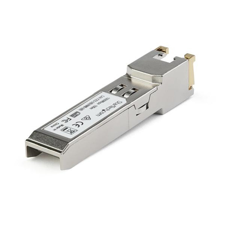 StarTech.com GLCTEST Cisco GLC-TE Compatible Module - 1000BASE-T Copper Industrial Gigabit Ethernet Transceiver - SFP to RJ45 Cat6/Cat5e 100m Extended Temp - Cisco Firepower, IE 2000, C9500, C2960