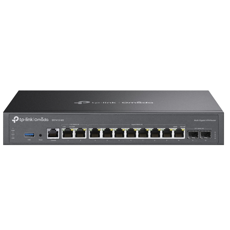 TP-Link Omada ER7412-M2   2.5G Multi-WAN VPN Gateway (Rackmountable)