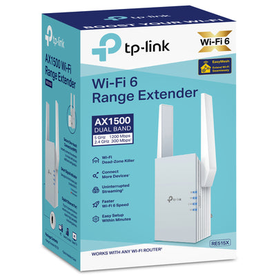 TP-Link RE515X AX1500 Wi-Fi Range Extender