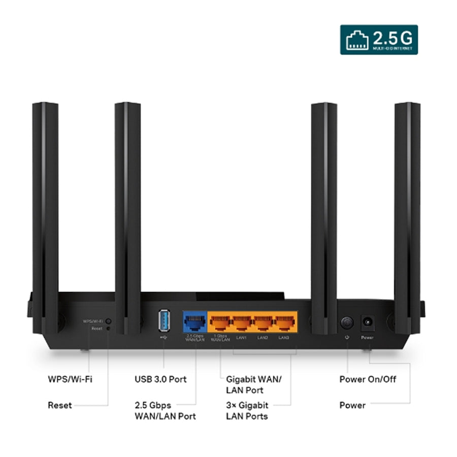 TP-Link Archer AX55 Pro (AX3000) Dual-Band WiFi 6 Router