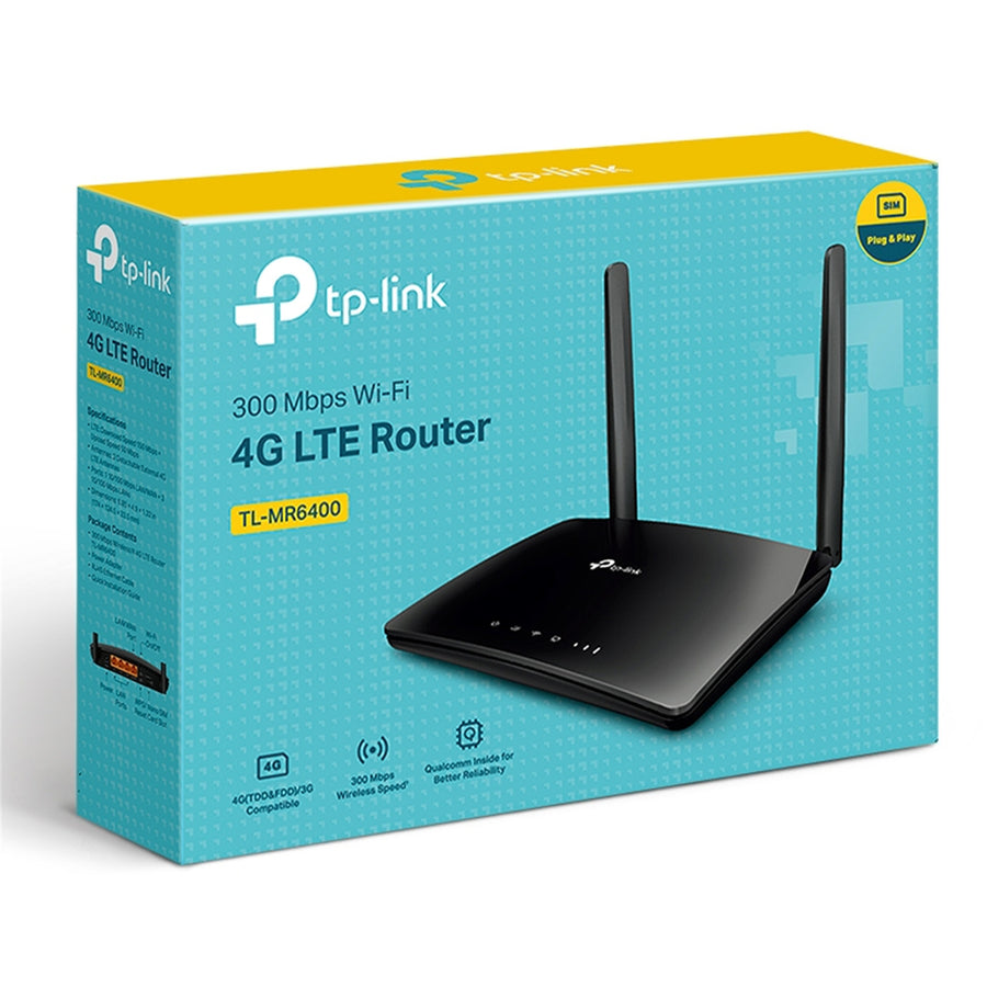 TP-Link Archer MR6400 4G LTE CAT4 N300 WiFi 4 Router