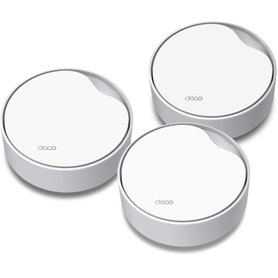 TP-Link TP LINK Deco X50-PoE Archer AX55 Pro, AX3000 Multi-Gigabit Wi-Fi 6 Router with 2.5G Port - 3 Pack