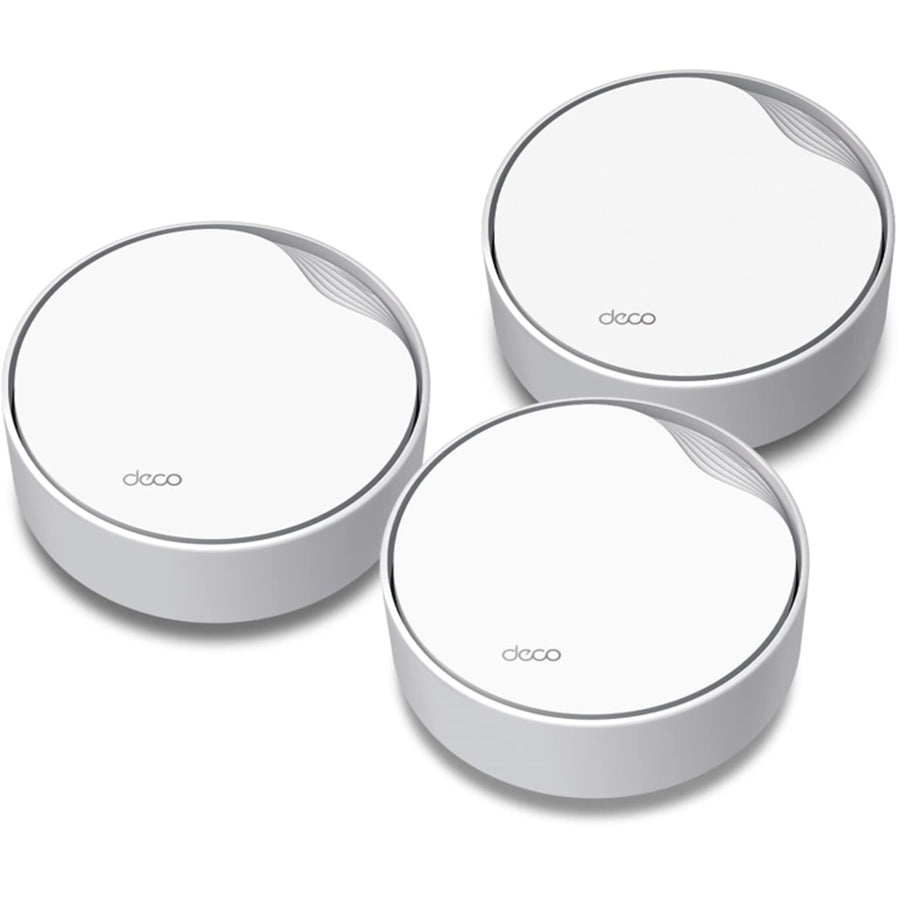 TP-Link TP LINK Deco X50-PoE Archer AX55 Pro, AX3000 Multi-Gigabit Wi-Fi 6 Router with 2.5G Port - 3 Pack