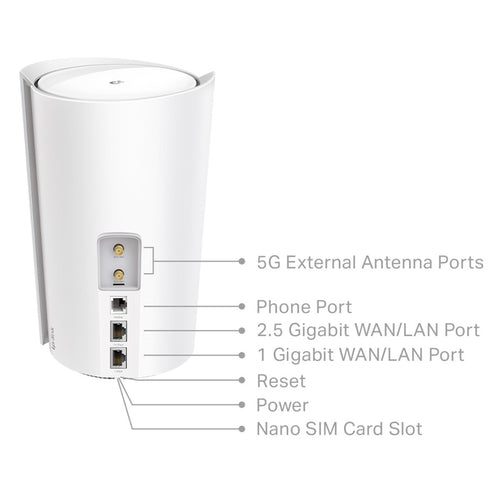 TP-Link Deco X80-5G  5G Release-15 AX6000 Wi-Fi 6 Router
