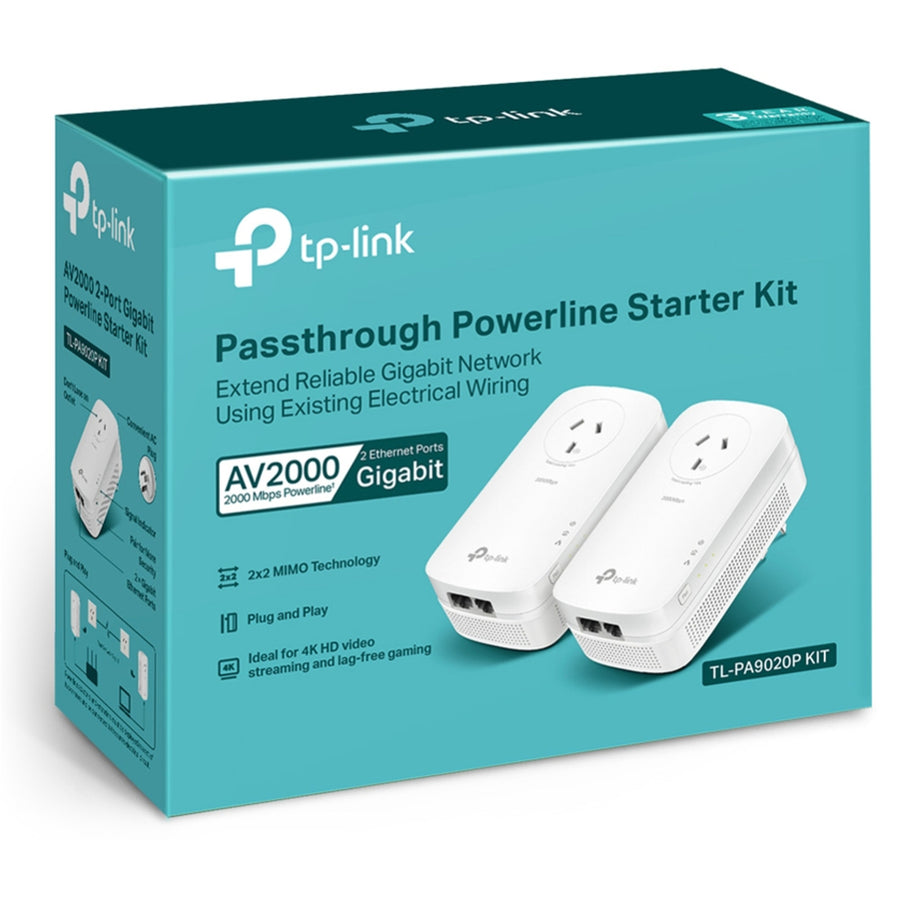 TP-Link  TL-PA9020P KIT AV2000 Powerline Kit with AC