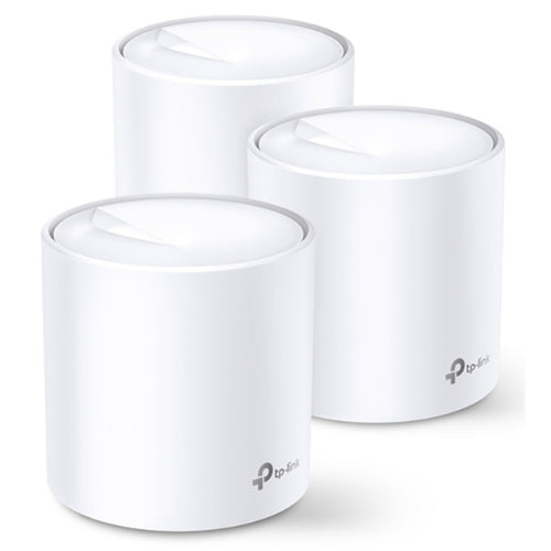 TP-Link Deco X20 Wi-Fi 6 Whole-Home Mesh System - 3 Pack, MU-MIMO, Dual-Band AC1800, Parental Controls, Antivirus, QOS
