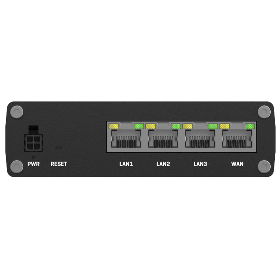RUTM08 - Teltonika RUTM08 Iindustrial Gigabit 4 Port Ethernet VLAN Router