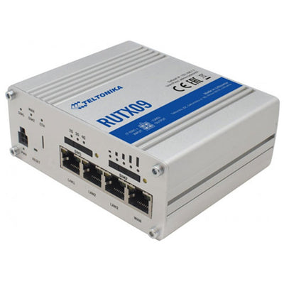 Teltonika RUTX09 - 4G (LTE) CAT 6 Dual SIM Cellular & UFB router with 4x GigE