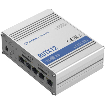 Teltonika  RUTX12 4G LET Dual Cat 6 AC867 Dual Band WiFi 5 Industrial Router