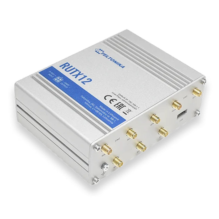 Teltonika  RUTX12 4G LET Dual Cat 6 AC867 Dual Band WiFi 5 Industrial Router