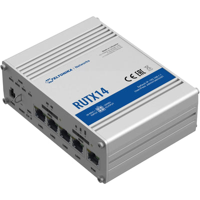 RUTX14 - Teltonika RUTX14 Dual SIM 4G/LTE Cat 12 802.11ac IoT Wi-Fi Cellular Router with GPS and Bluetooth