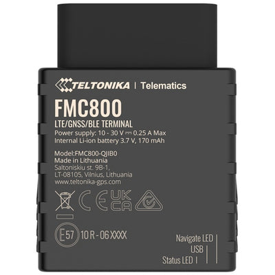 FMC800 - Teltonika FMC800 OBDII Plug and Play 4G LTE CAT1 Tracker