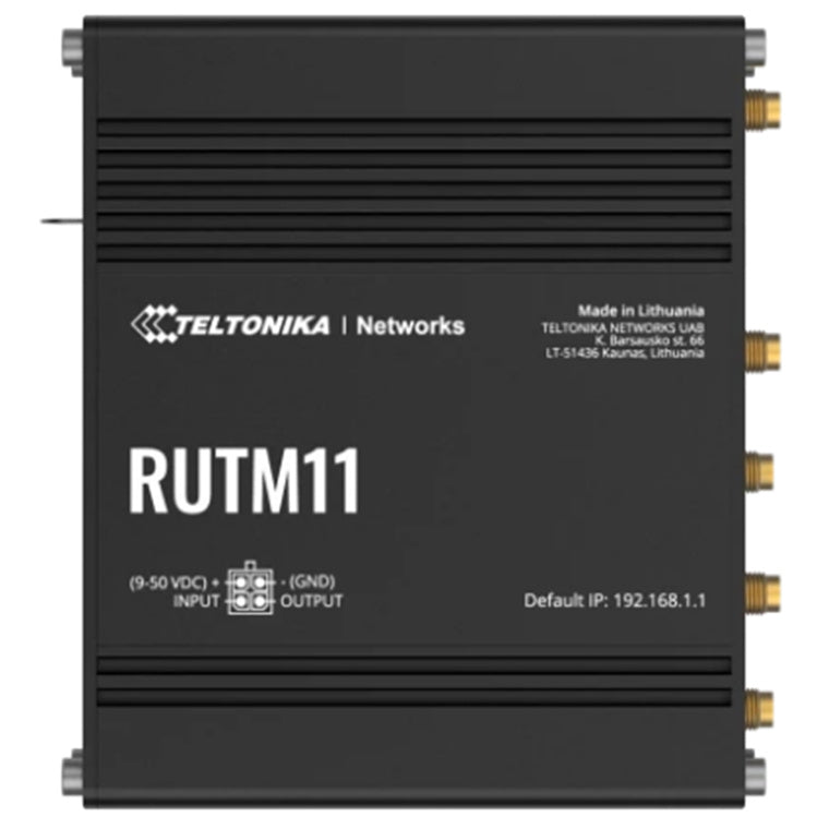 RUTM11 - Teltonika RUTM11 4G LTE Cat 6 Cellular Wi-Fi Router with Dual SIM and GNSS