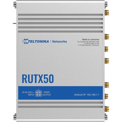 Teltonika  RUTX50 5G AC867 Dual Band WiFi 5 Industrial Router