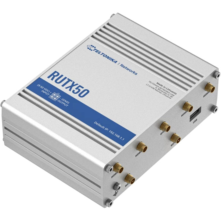 Teltonika  RUTX50 5G AC867 Dual Band WiFi 5 Industrial Router
