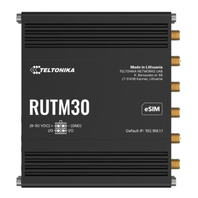 RUTM30ESIM - Teltonika RUTM30 Compact 5G Gigabit Dual Band Wi-Fi Router with eSIM