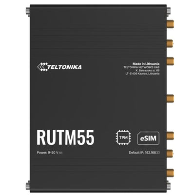 RUTM55 - Teltonika RUTM55 Dual SIM 5G Gigabit Wi-Fi Router with Serial, IO and Ethernet