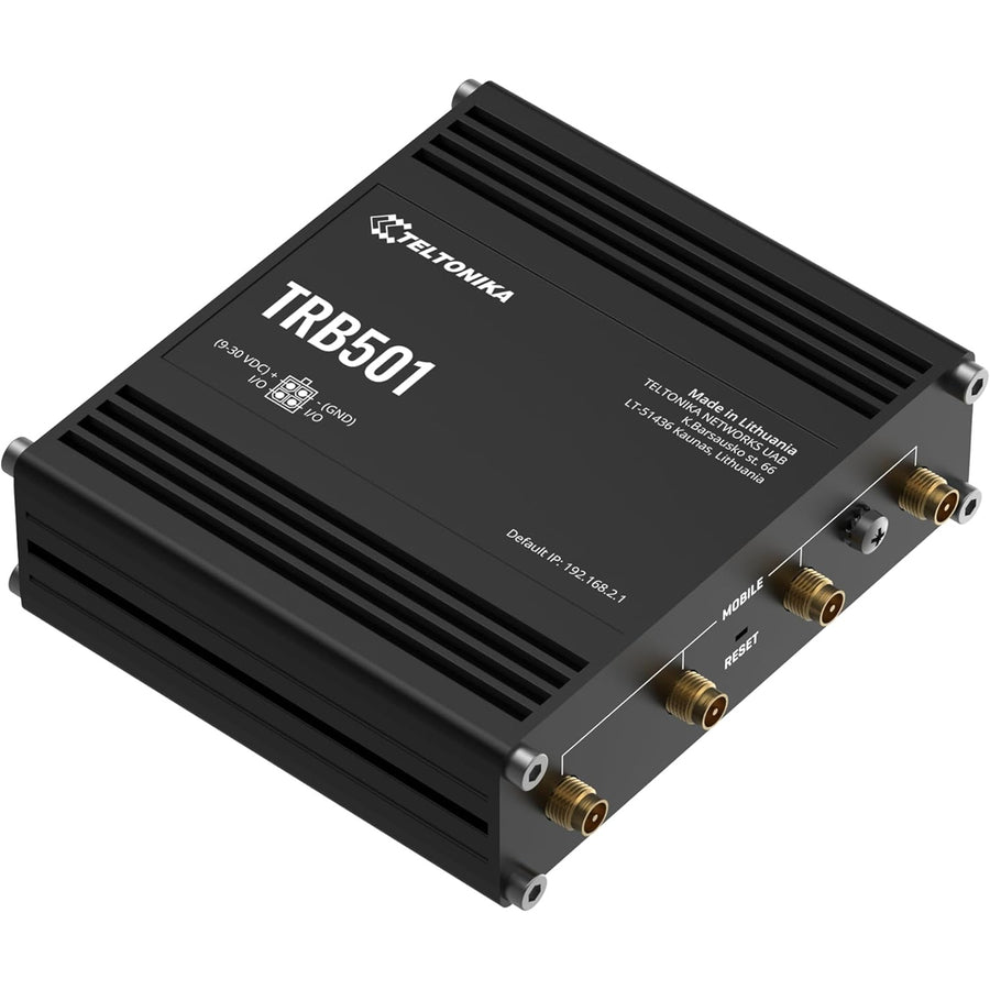 TRB501 - Teltonika TRB501 Industrial 2.5 Gigabit Ethernet to 4x4 MIMO 5G IoT Cellular Gateway with I/O