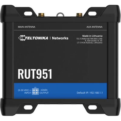 Teltonika  RUT951 4G LET CAT4 N300 WiFi 4 Industrial Router