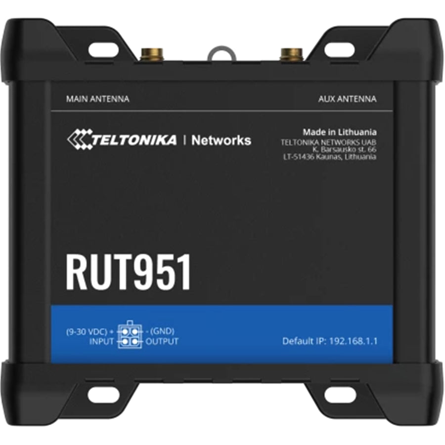 Teltonika  RUT951 4G LET CAT4 N300 WiFi 4 Industrial Router
