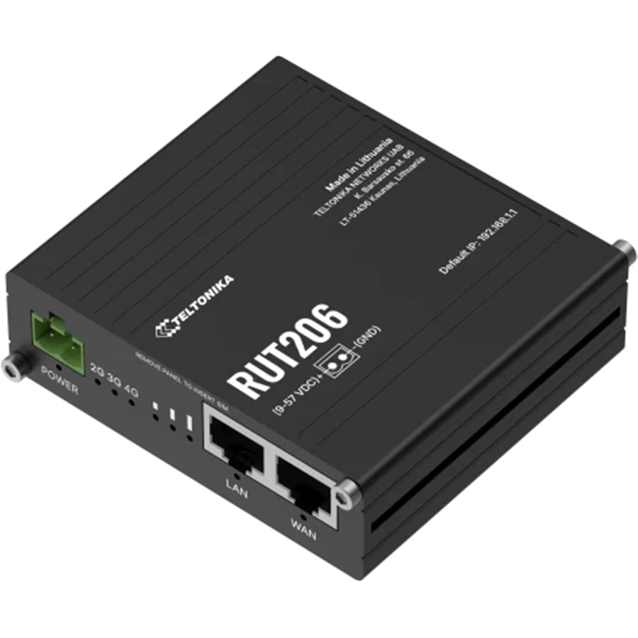 RUT206 - Teltonika RUT206 Industrial 4G/LTE Serial Cellular Router with Digital IO