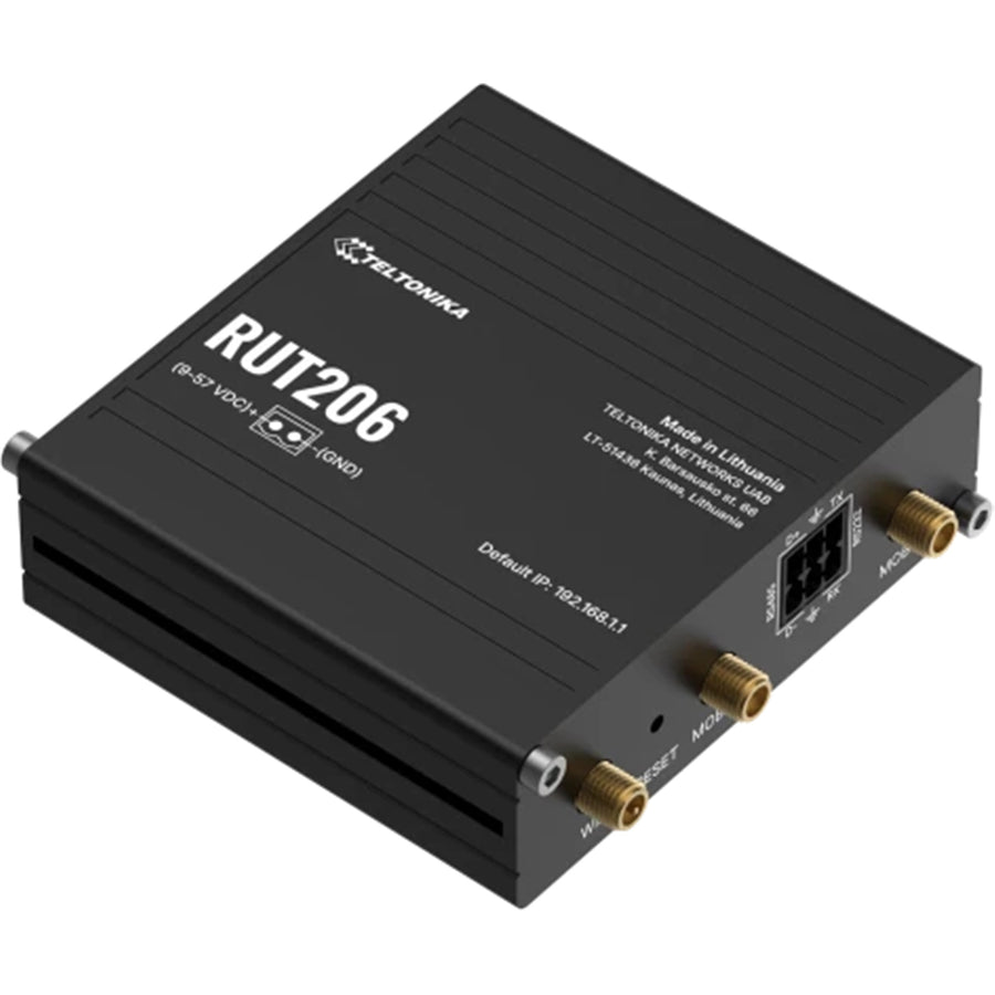 RUT206 - Teltonika RUT206 Industrial 4G/LTE Serial Cellular Router with Digital IO