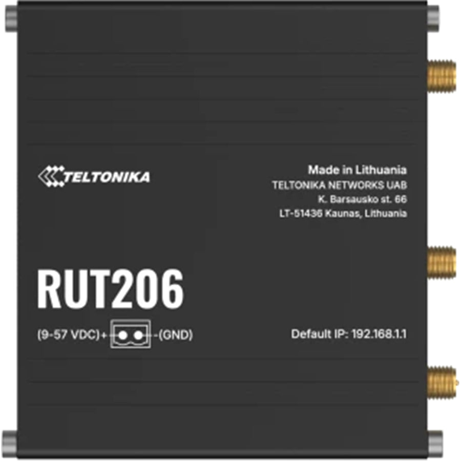 RUT206 - Teltonika RUT206 Industrial 4G/LTE Serial Cellular Router with Digital IO