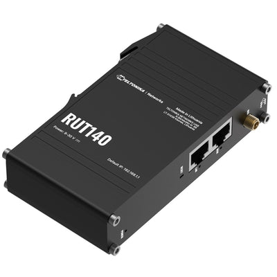 Teltonika  RUT140 N300 Wi-Fi4 Mountable Industrial Ethernet Router