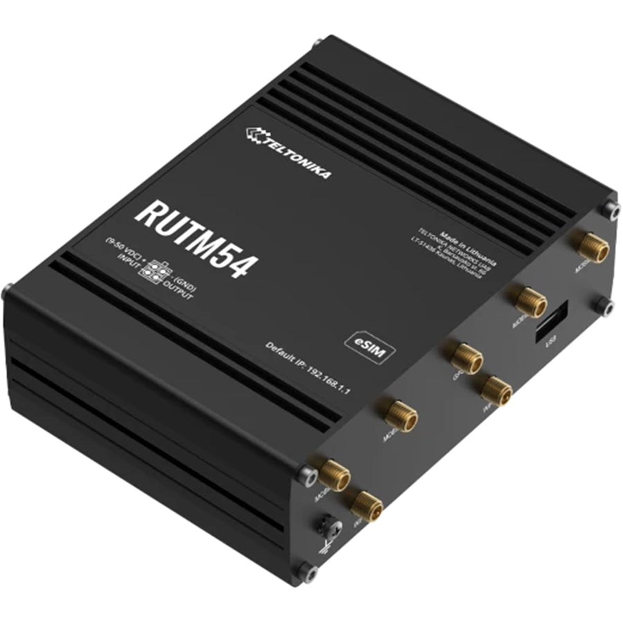 RUTM54 - Teltonika RUTM54 Industrial 5G Wi-Fi Gigabit Router with Dual SIM and ESIM