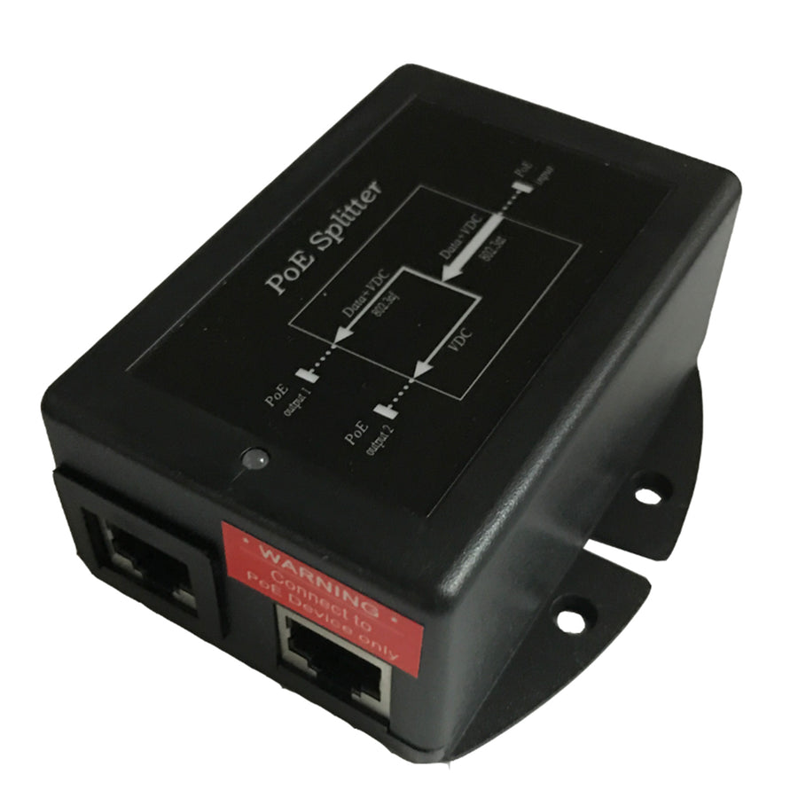 Tycon Systems POE-SPLT-48G-VUB - Tycon Power Gigabit Ethernet 802.3at POE Into Dual 802.3af and Passive POE Out Splitter