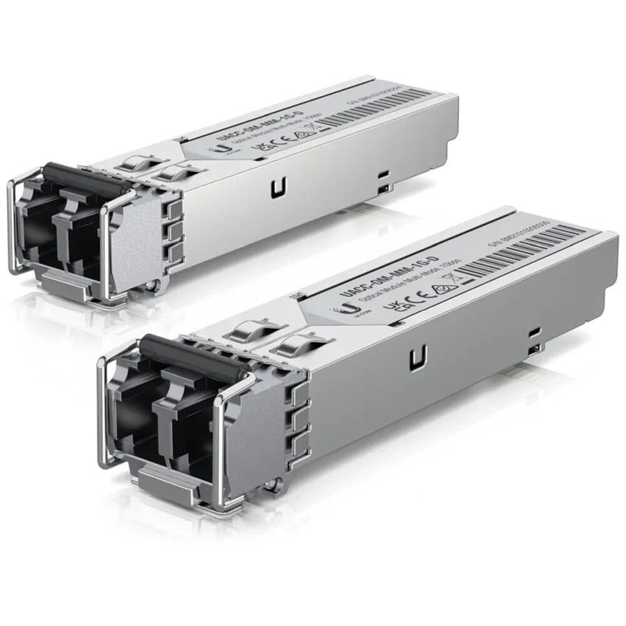 Ubiquiti UACC-OM-MM-1G-D-2 - Pair of Gigabit SFP module 850nm Multi-mode 550M range LC connector