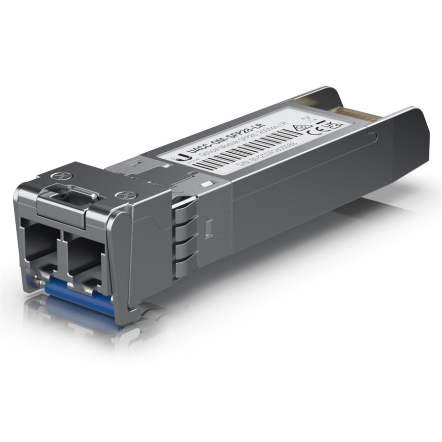 Ubiquiti 25 Gbps Single-Mode Optical Module, Long Range 10km, SFP28 Compatible Optical Transceiver