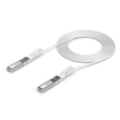 Ubiquiti UACC-Uplink-SFP28-3M Direct Attach Cable with Auto Link Optimization - 3M Compatible SFP28, SFP+, and SFP Interfaces