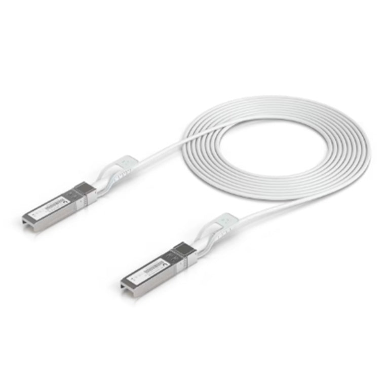 Ubiquiti UACC-Uplink-SFP28-3M Direct Attach Cable with Auto Link Optimization - 3M Compatible SFP28, SFP+, and SFP Interfaces